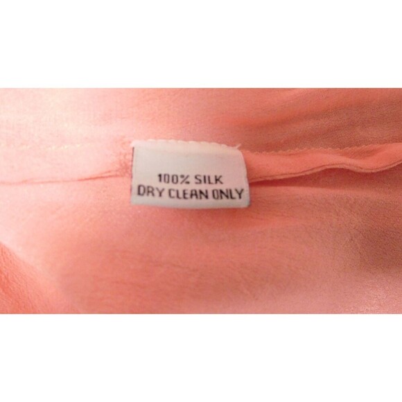 Gorgeous NWT ROCOCO SAND 100% Silk Sleeveless Peach Beaded Trim Blouse Medium - Picture 7 of 7